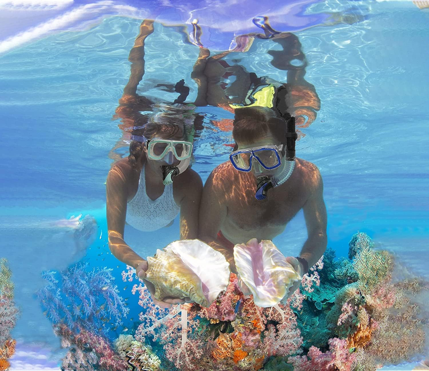 Snorkeling Gear for Adults with Fins Scuba Diving Gear Adult Professional Travel