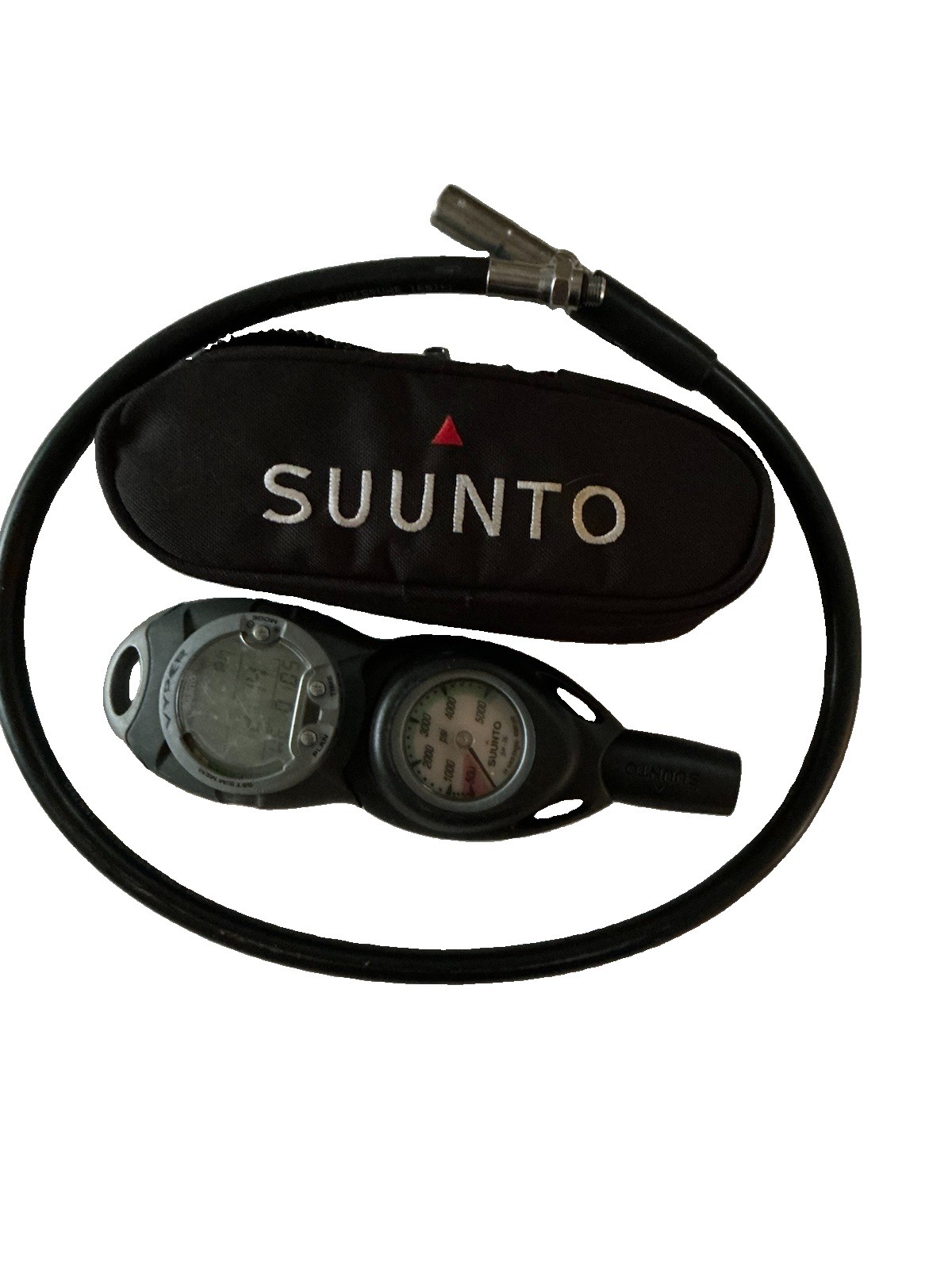 SUUNTO VYPER SCUBA Dive COMPUTER 3 GAUGE CONSOLE W PRESSURE , COMPASS, hoses