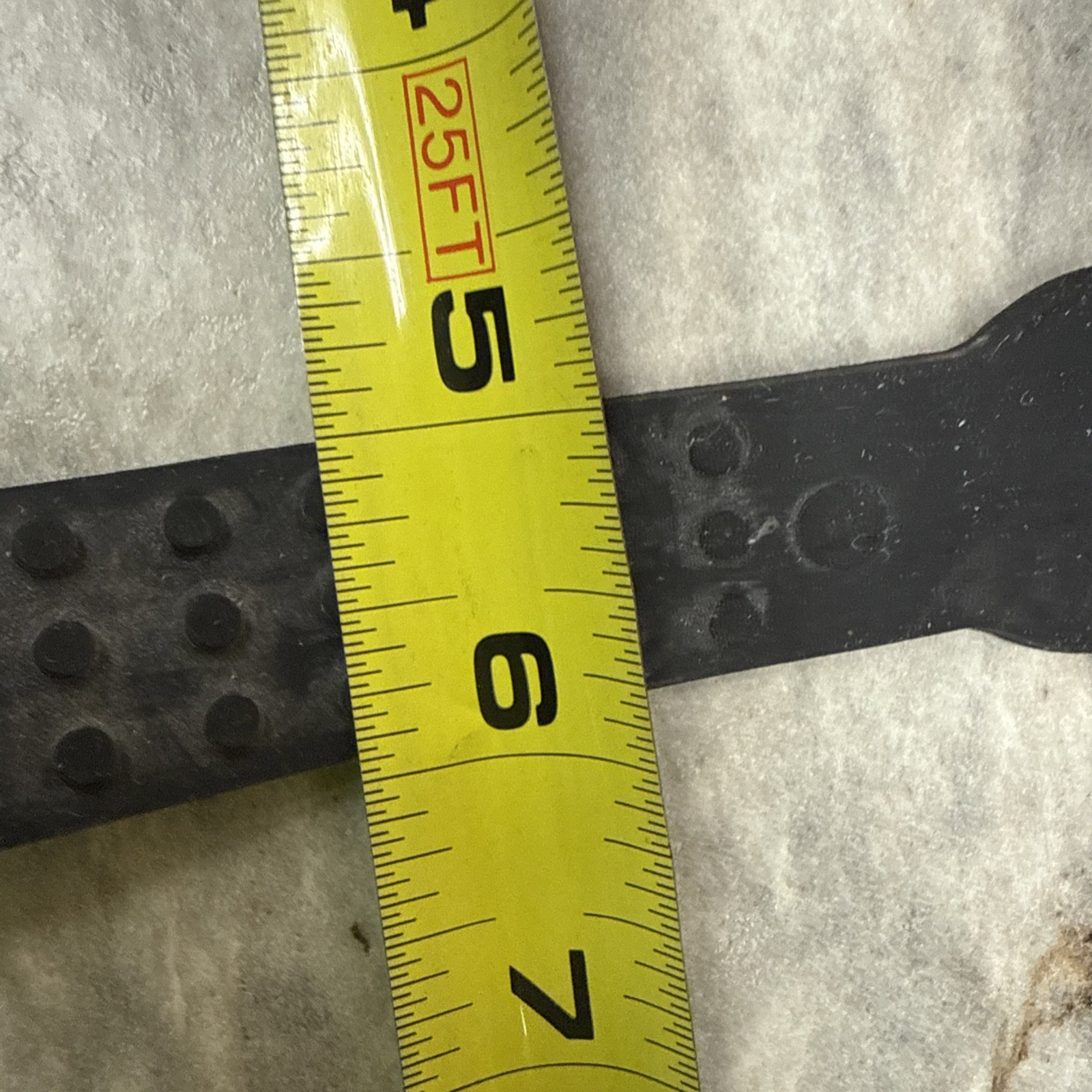 Vintage OEM NOS Underwater Kinetics black rubber mask strap 15/16” wide split