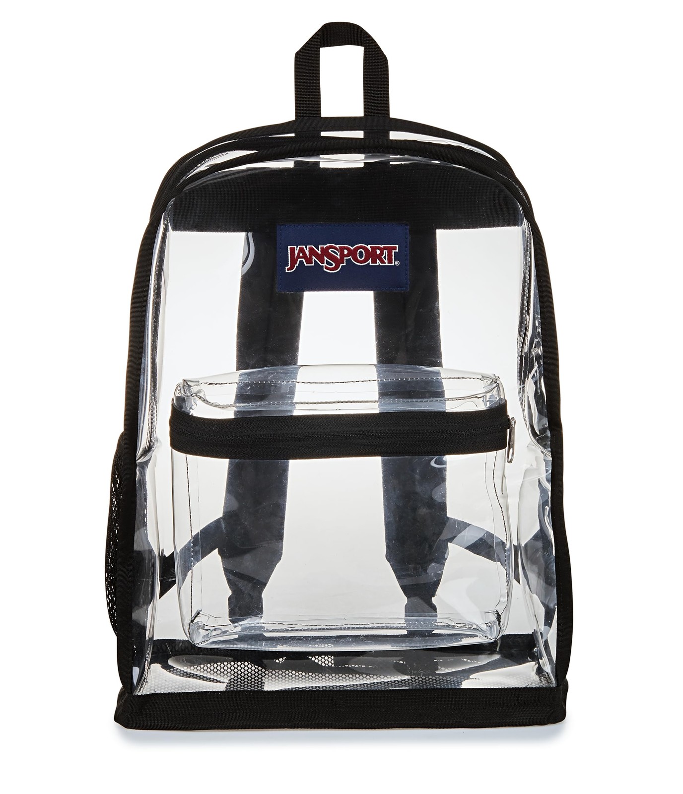 JanSport Clear Pack – 25.5L Transparent Backpack, Large Main Large,