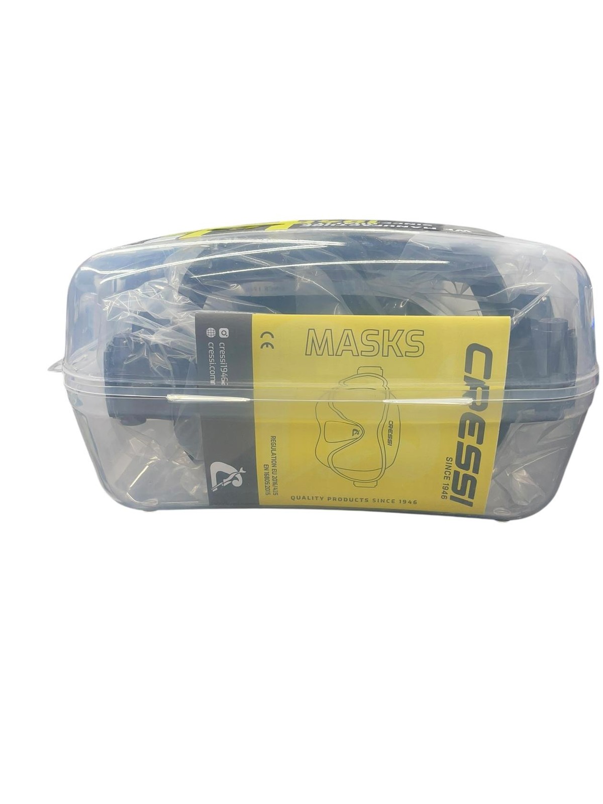 Cressi Liberty Triside SPE Diving Mask Black-Black/Blue DS455020