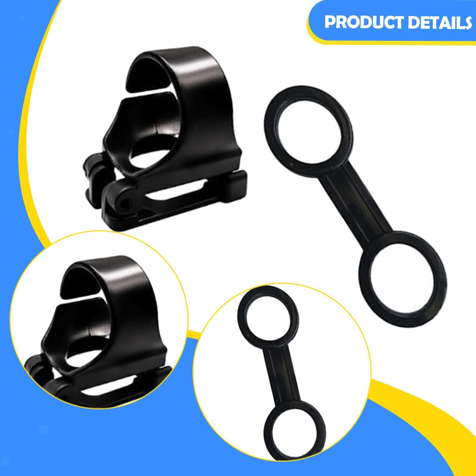 8x Scuba Diving Clips Silicone Snorkel Mask Strap Keepers Lightweight