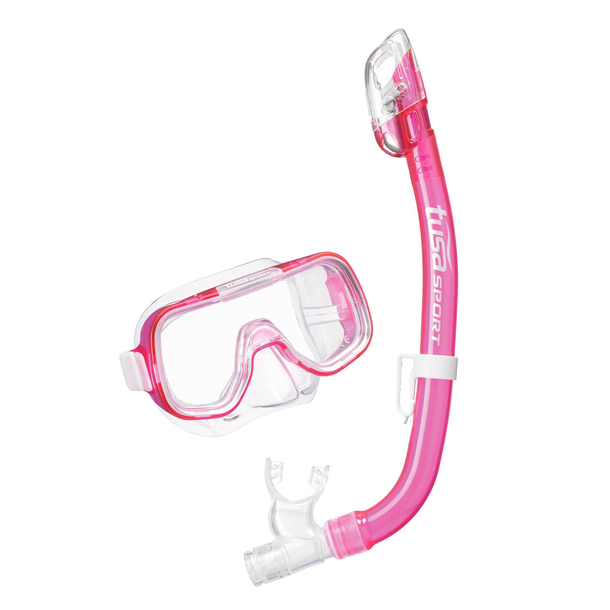 TUSA Youth Mini-Kleio Clear Pink Mask/Snorkel Combo (UC-2022P-CP)