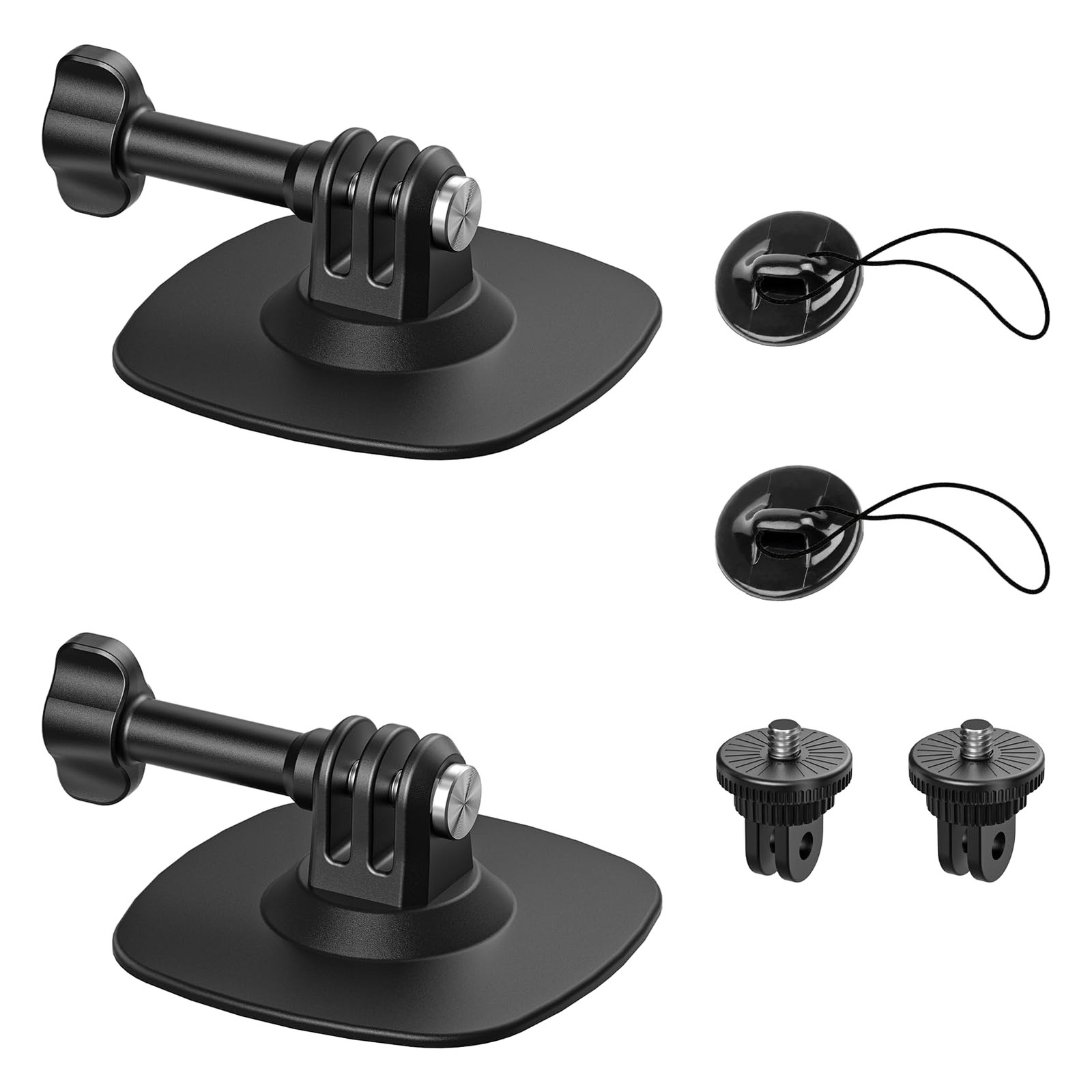 Maectech Flexible Adhesive Mount Compatible for Insta360 Helmet Black