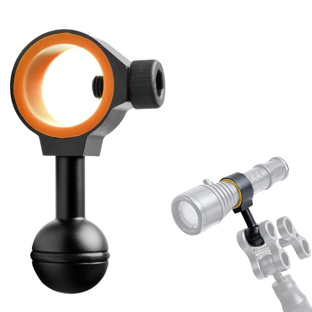 ORCATORCH ZJ18 New Universal Ball Joint Bracket Diving Torch Photography.