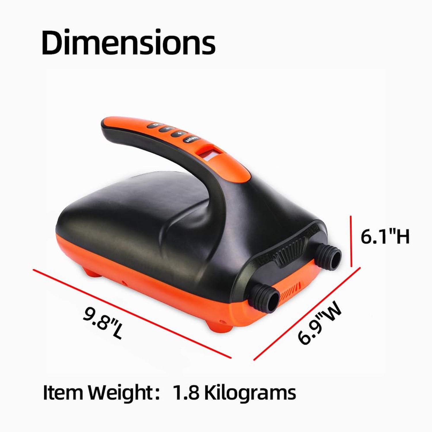 20PSI High Pressure SUP Electric Air Pump,Dual Stage Inflation Paddle Board P…