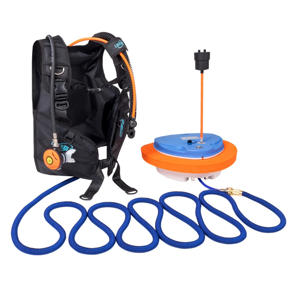 GOYOJO Scuba Diving Snorkel Equipment Trap Mobile Ventilator 3.5-5H Underwater