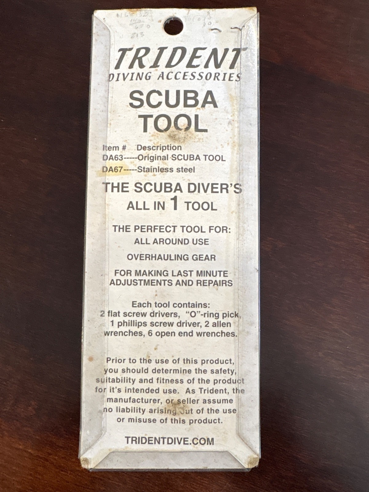 Trident Scuba Diver All in One Multi Use All Purpose Dive Tool- Blue