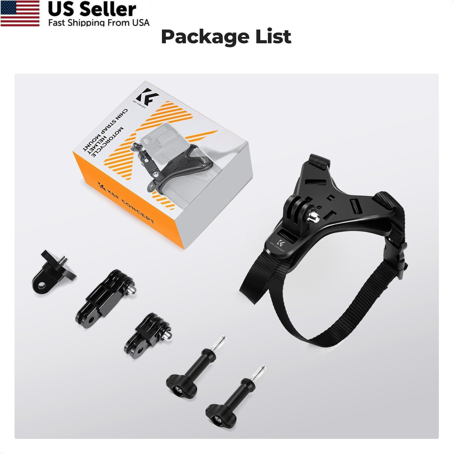 K&F CONCEPT Upgrade Action Camera Motorcycle Dirt Bike Helmet Chin Strap…