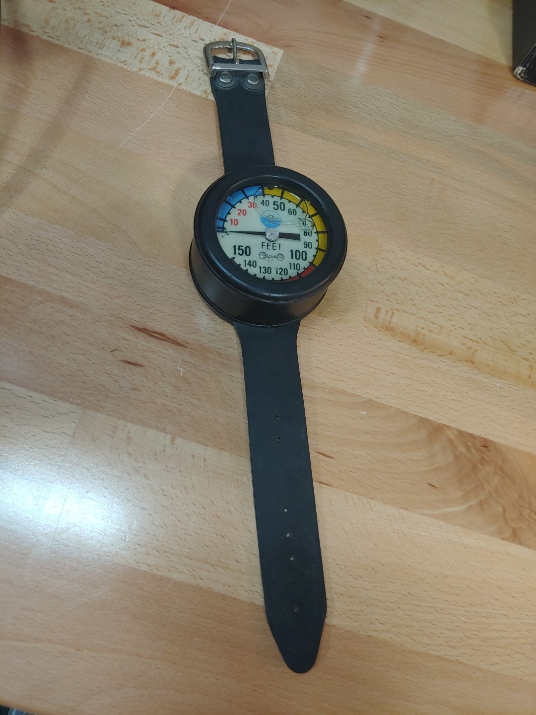 Vintage Sub-Aquatic Systems Scuba Diving Analog Depth Gauge Watch