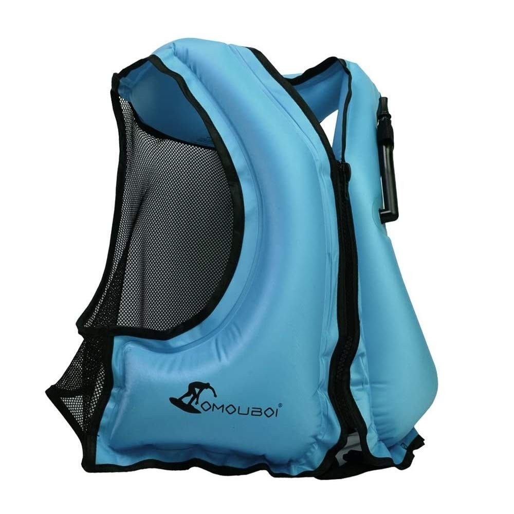 Omouboi Inflatable Snorkel Vest Kayak Inflatable Buoyancy Vest For Adults
