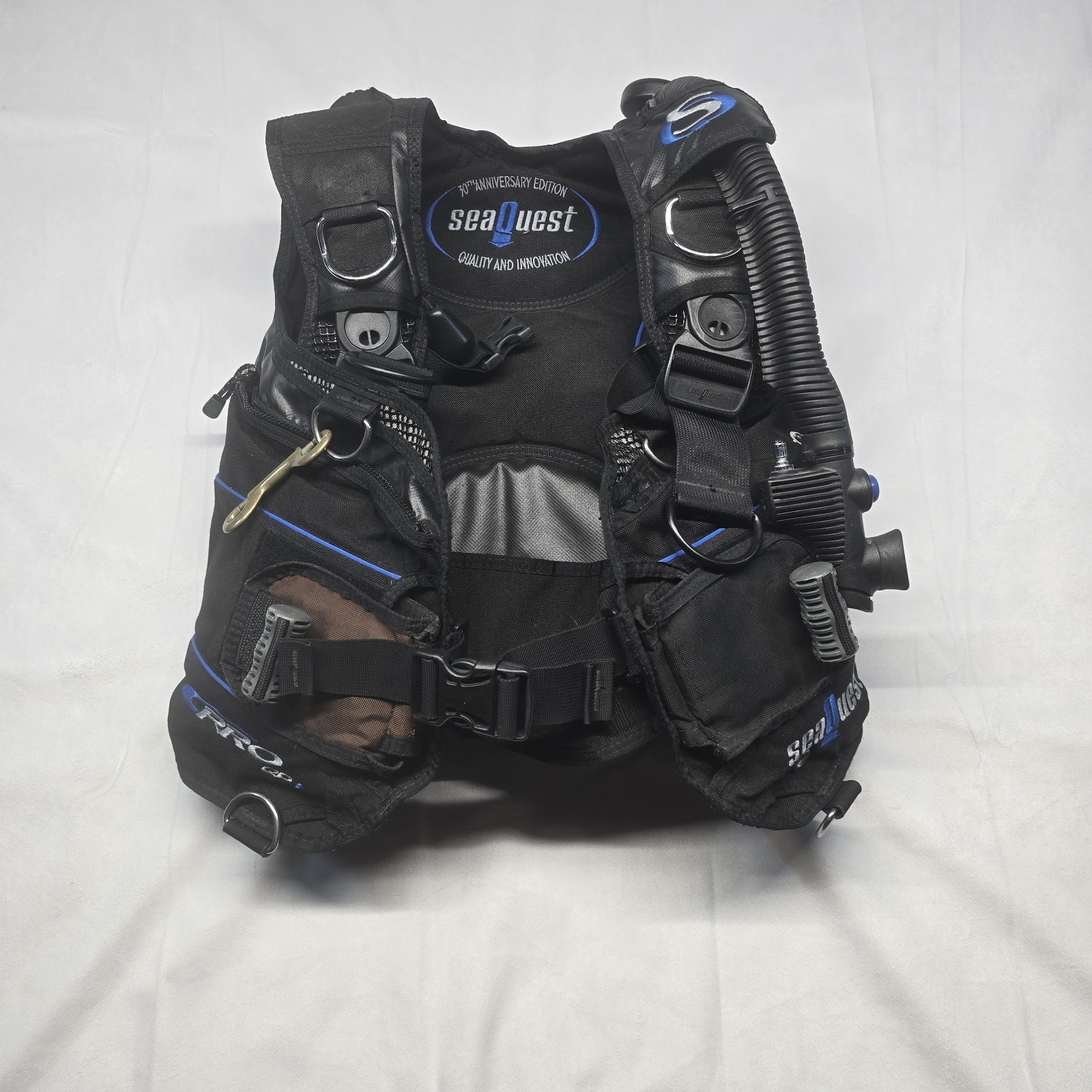 SeaQuest Pro QD+ BCD Size Xtra Small Buoyancy Compensator Scuba Diving – Used