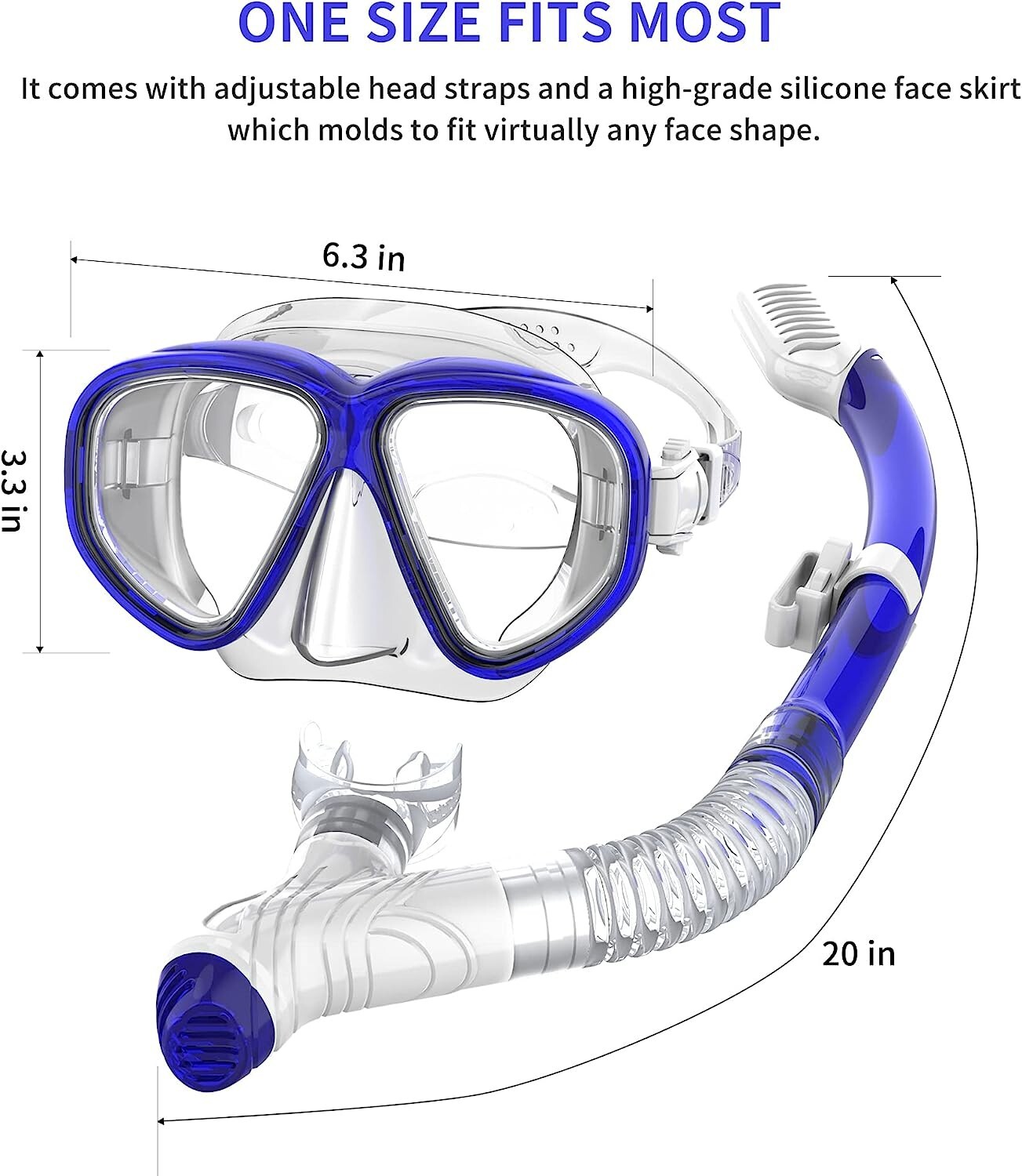 SwimStars Premium Snorkel Set w/ Anti-Fog Mask – FAST FREE SHIPPING!!!!!