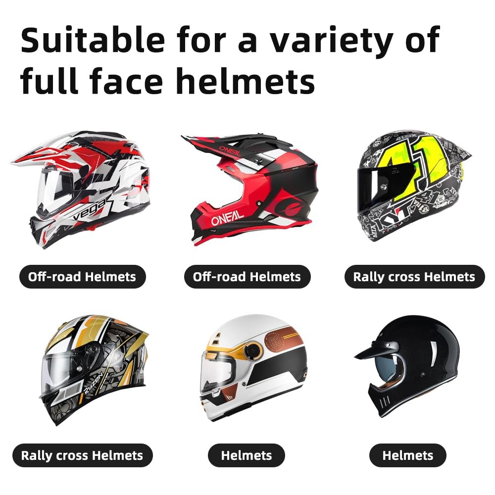 SUREWO DJI Action 6 Helmet Chin Mount, 405 cubic centimeters, Y-Shaped Mount