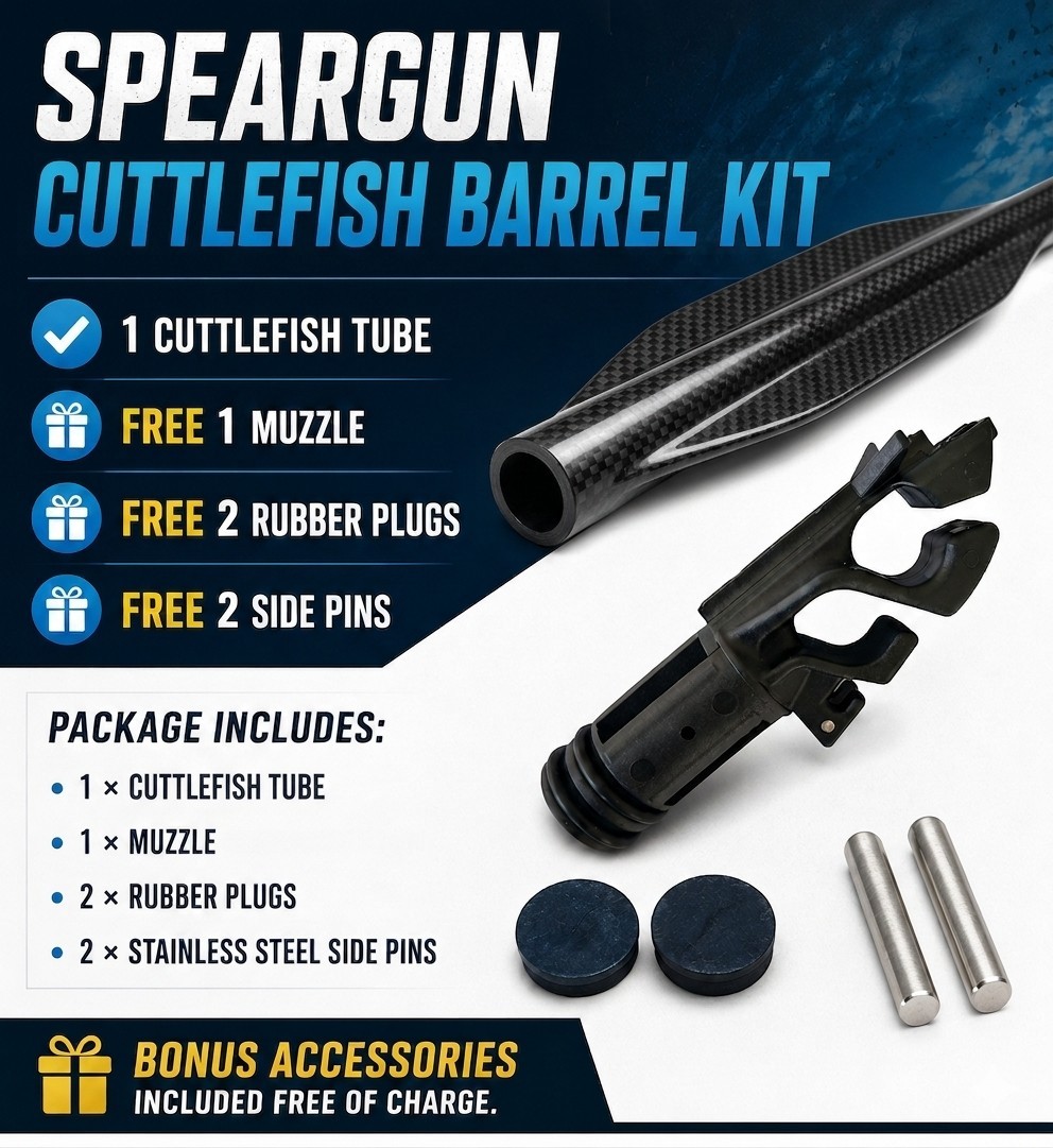 Carbon Fiber Barrel with Wings Cuttlefish shape