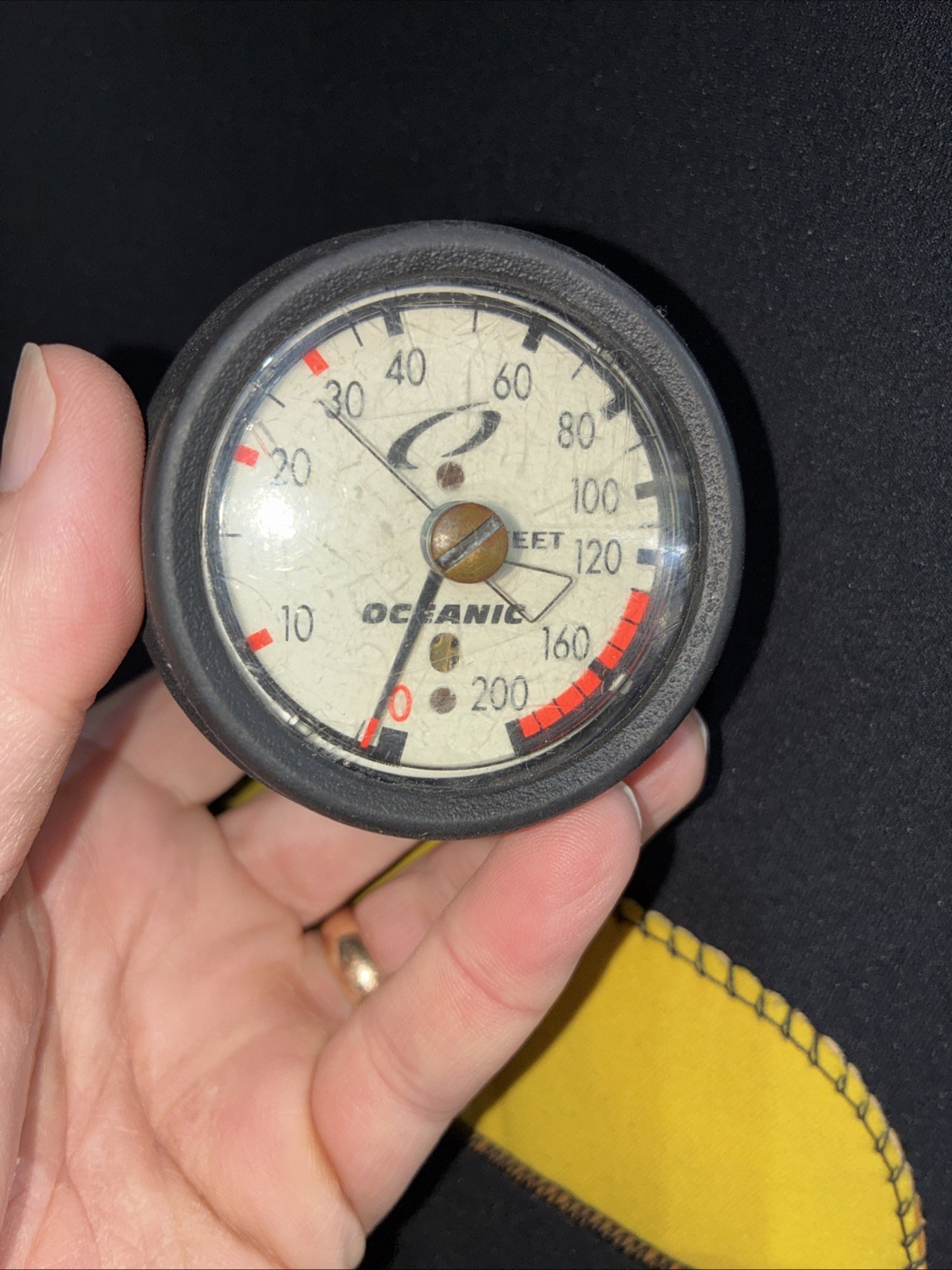 Oceanic – Max Depth Module Depth Gauge.