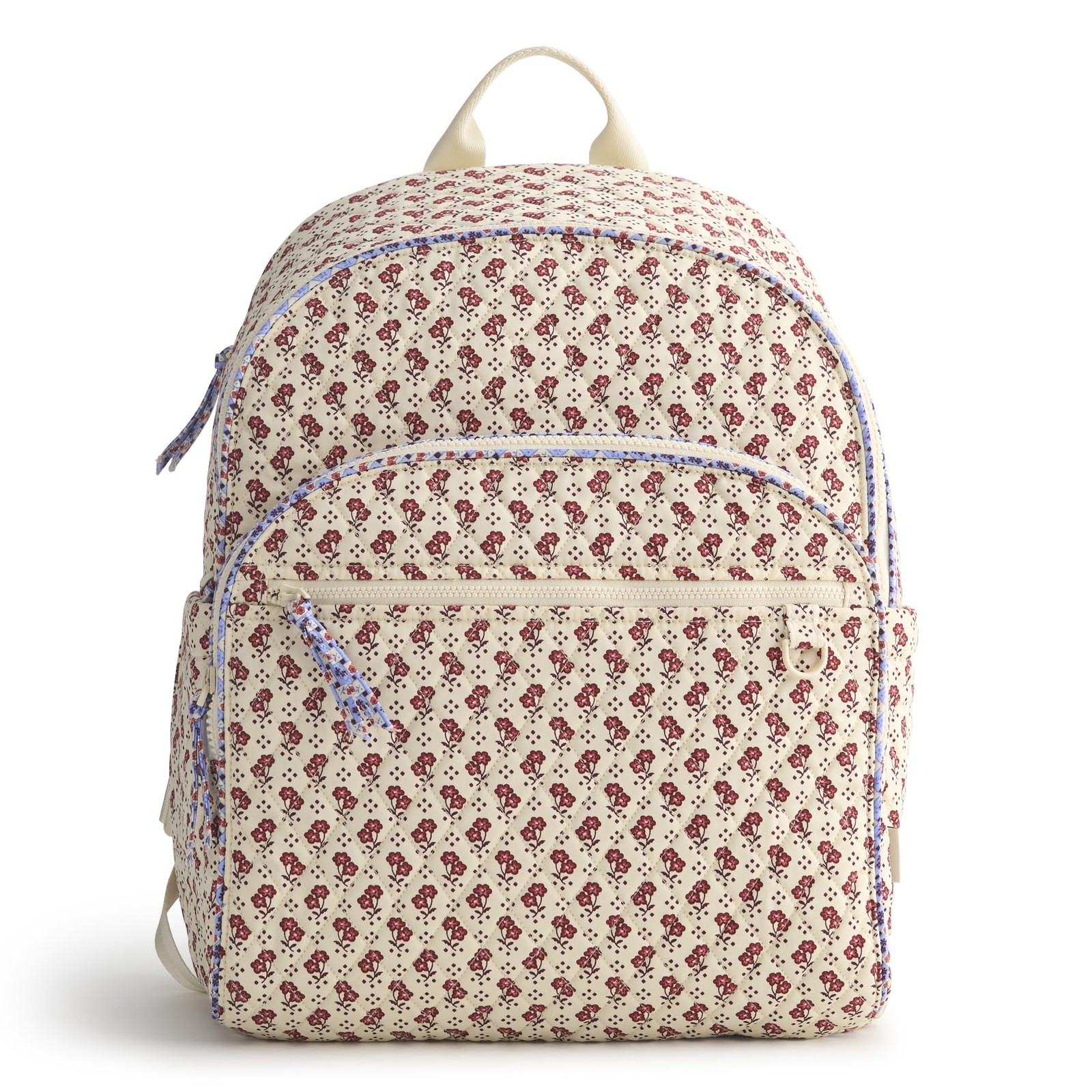 Vera Bradley Women’s Premium Cotton Bancroft Backpack, One Size, Rachel Ditsy
