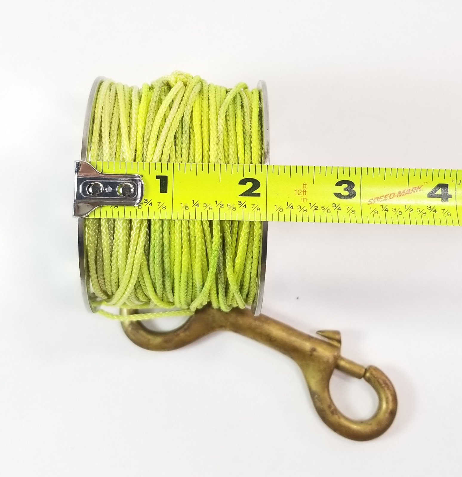 150′ Spool with Double Clip Cave Tec Wreck Scuba Diving Metal