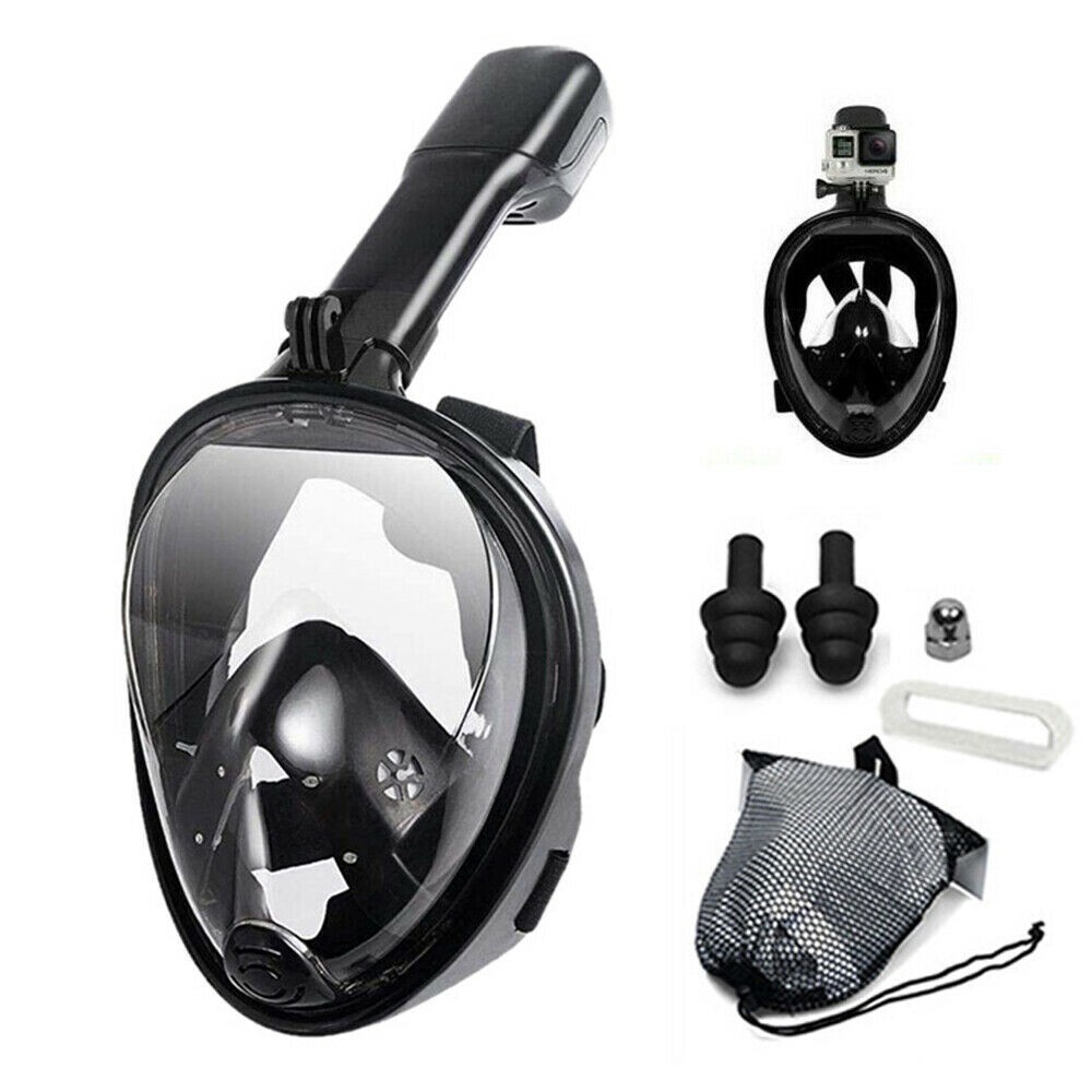 Full Face Snorkel Mask Diving Scuba Goggles Swimming Kids Adults Anti-Fog Swim
