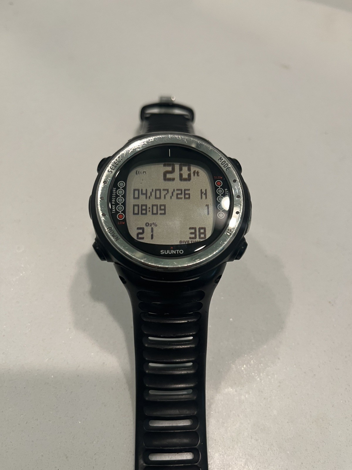 Suunto D4I Novo 44mm Dive Computer, Black, With Wireless Transmitter