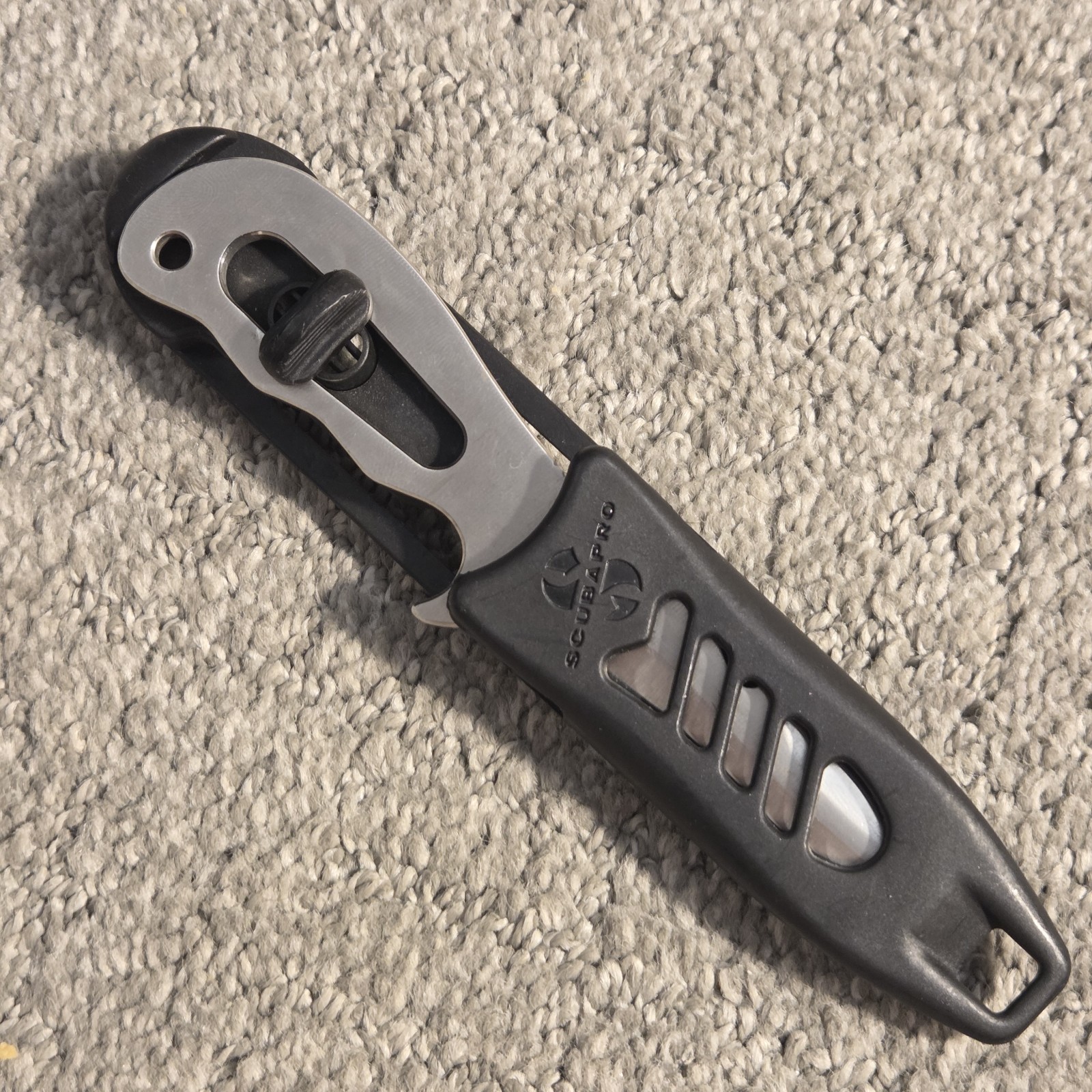 ScubaPro Dive Knife – K3 Stainless Steel Knife With Sheath – Made In Italy