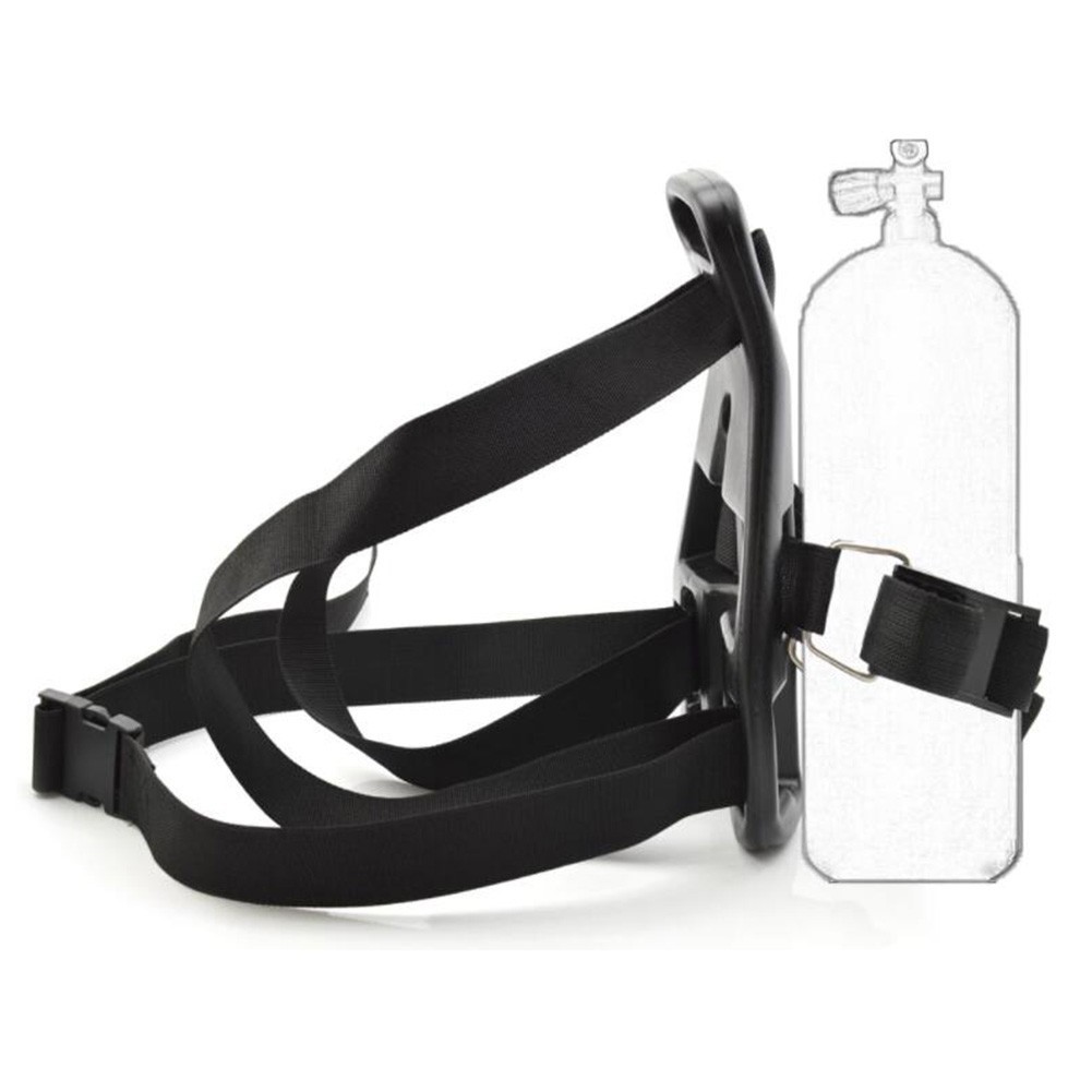 Scuba Diving Tank Back Pack Single Oxygen Bottle Support Bracket Cylinder Holder