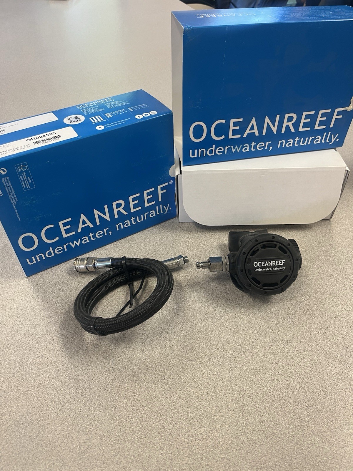Ocean Reef Primary 2nd Stage Regulator w/ Quick Connection Hose QC NEW