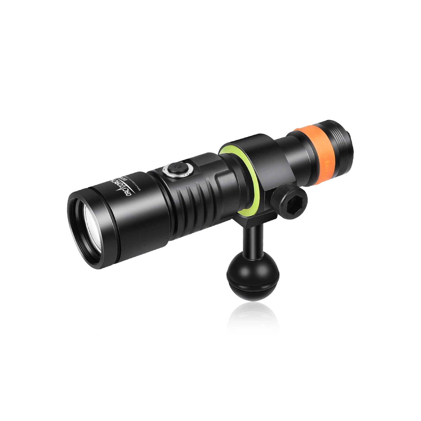 ORCATORCH D530V 1200 Lumen Scuba Diving Video Light 140 Degrees Super Wide Be…