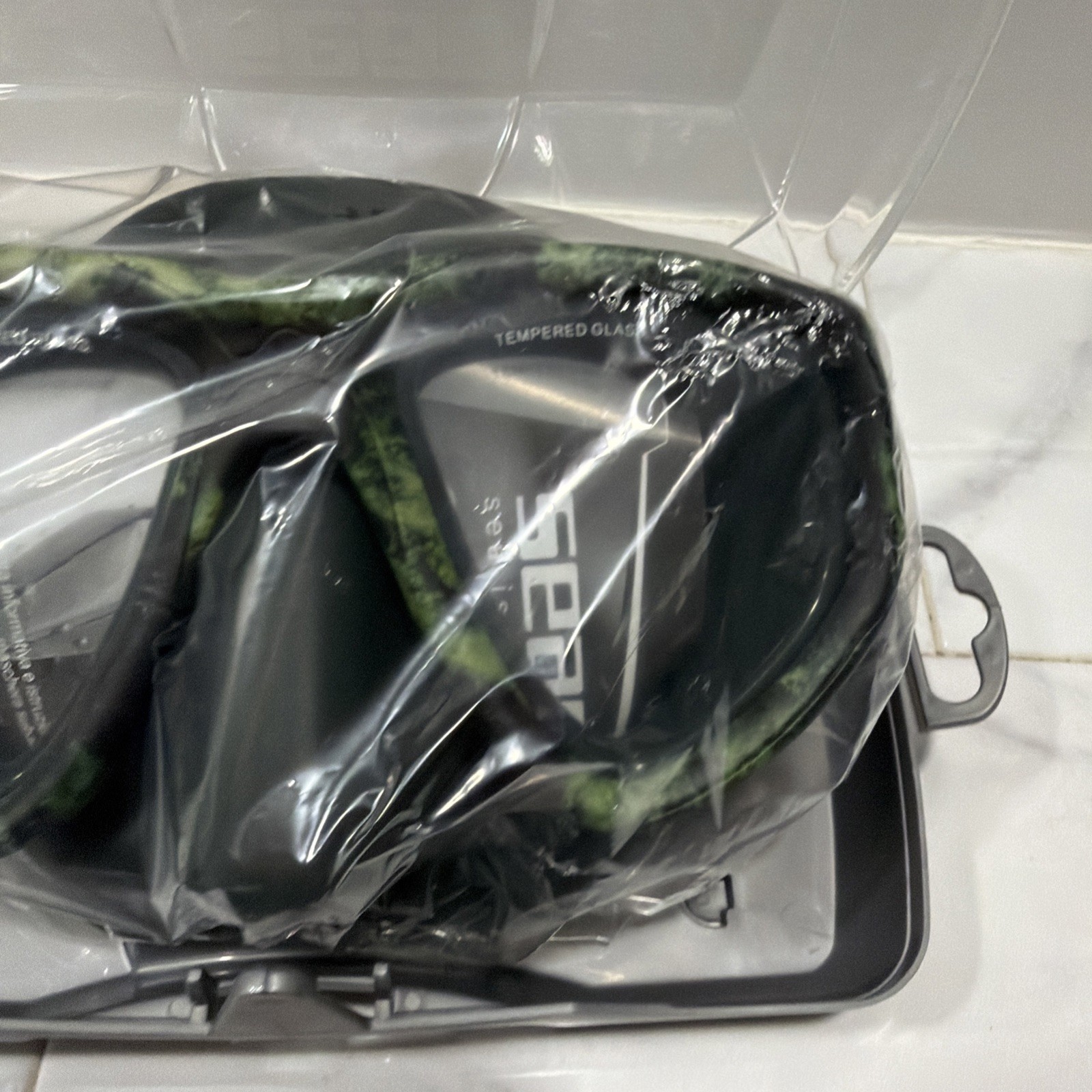 Seac One Combat Low Profile Dive Mask Freediving Spearfishing Camo Pirana Green