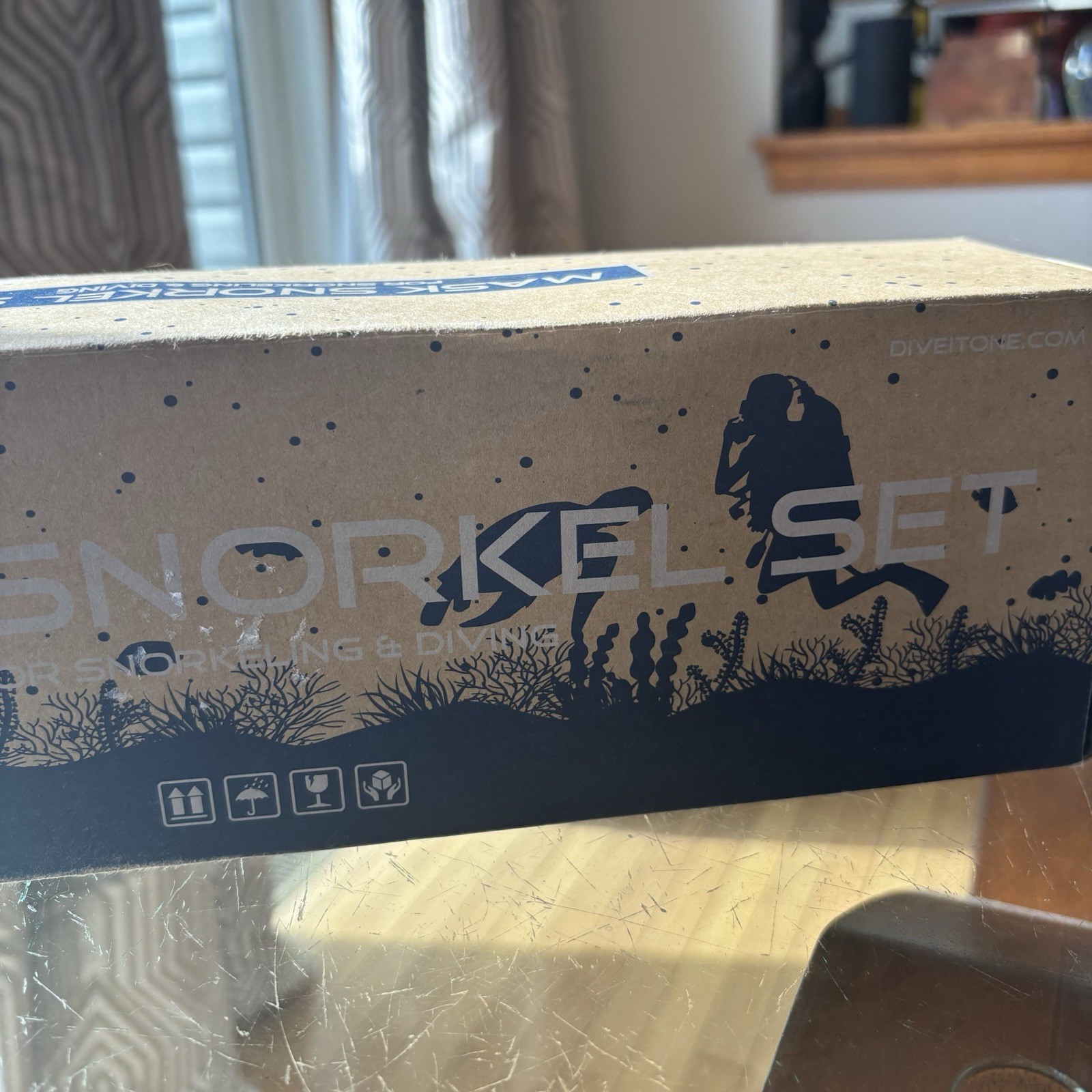 Divitone Mask Snorkel Set NEW Unused