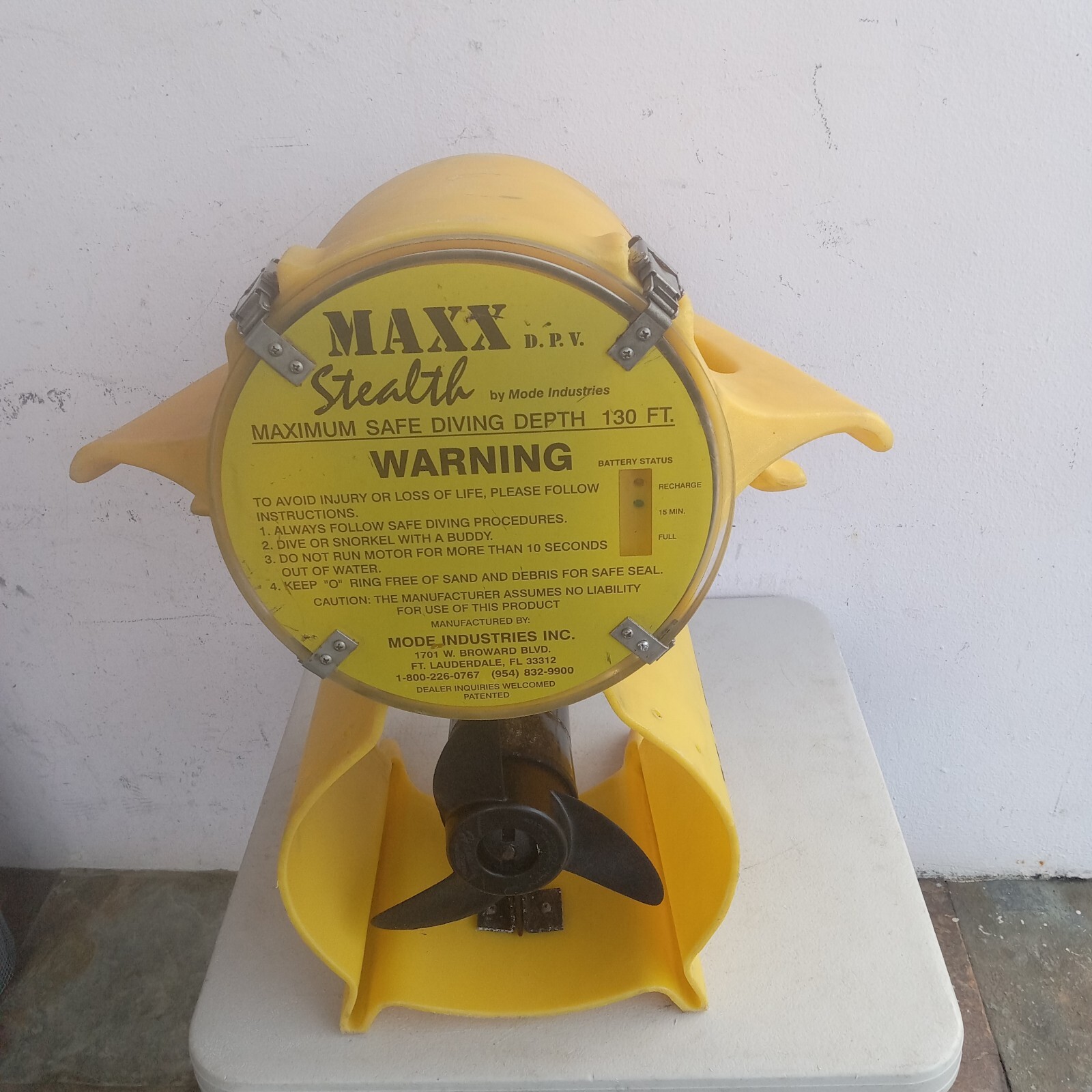 DPV Underwater Sea Scooter STEALTH MAXX 130ft VINTAGE