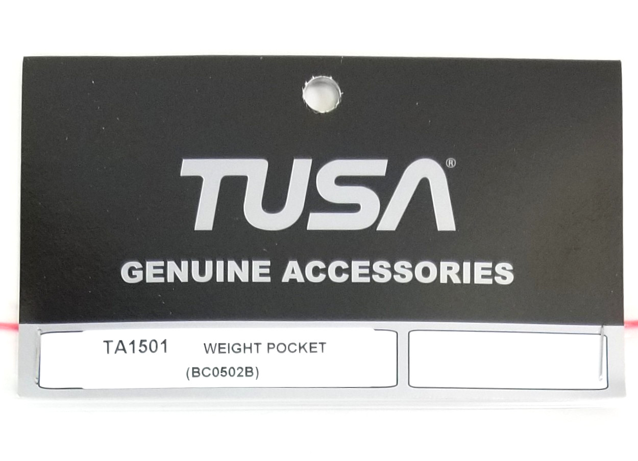 2X TUSA 4lb Trim Weight Belt Utility Pocket Pouch Equipment Scuba Dive BC BCD